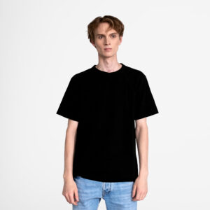 Black Basic Cotton T-Shirt